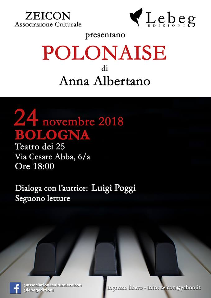 Presentazione "Polonaise" di Anna Albertano - Teatro dei 25 - Bologna